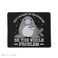 Hello My Name Is Neil Funny Seal Character Gift Mousepad thumb 0