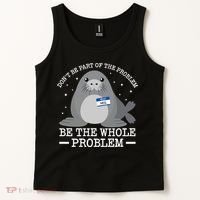 Hello My Name Is Neil Funny Seal Character Gift Tank Top thumb 2