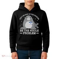 Hello My Name Is Neil Funny Seal Character Gift Kids Hoodie thumb 4
