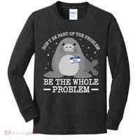 Hello My Name Is Neil Funny Seal Character Gift Kids Long Sleeve Shirt thumb 0