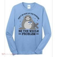 Hello My Name Is Neil Funny Seal Character Gift Long Sleeve Shirt thumb 0