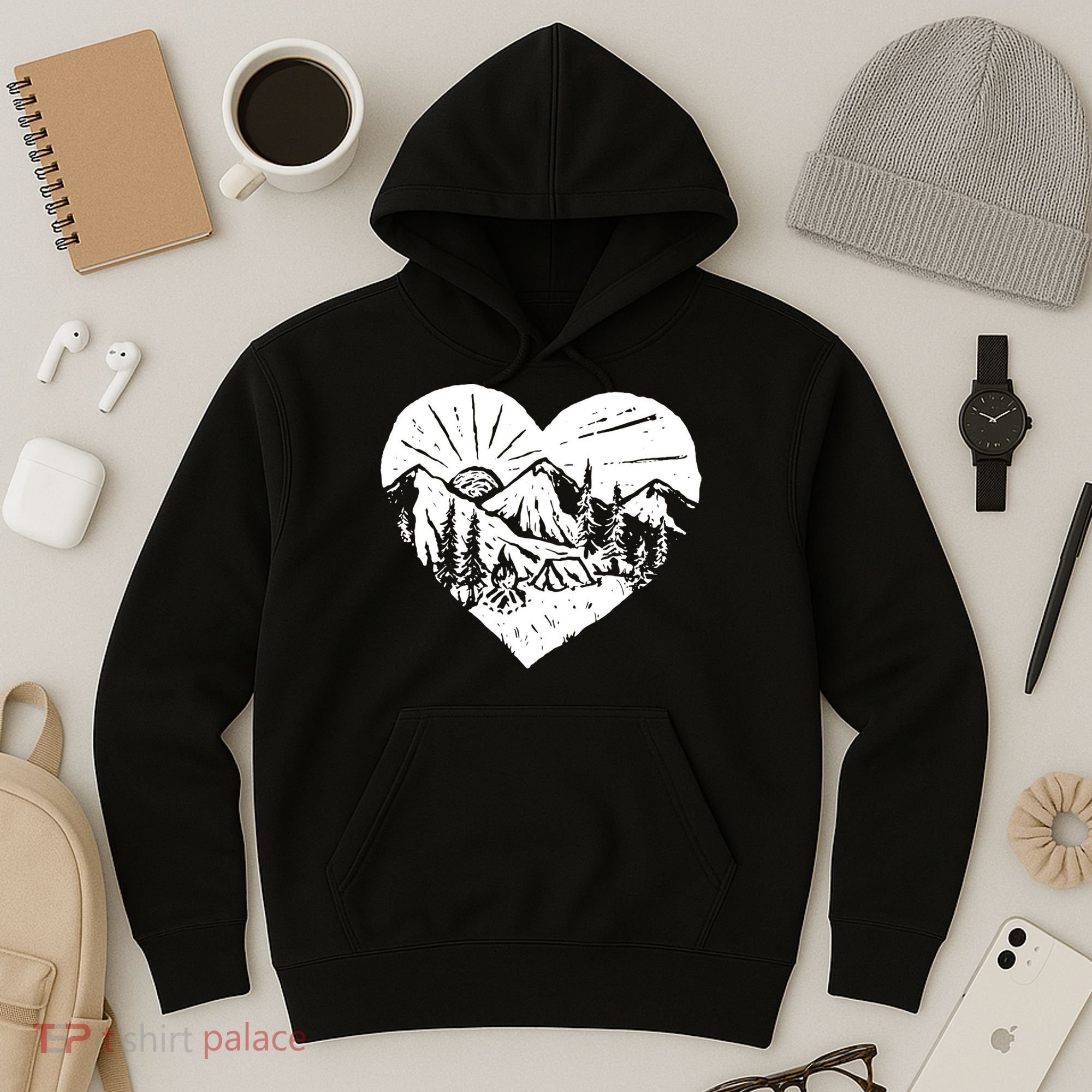 Hiking Mountains Nature Lover Hoodie