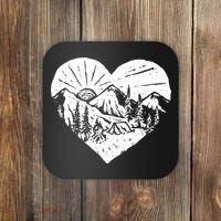 Hiking Mountains Nature Lover Coaster thumb 0