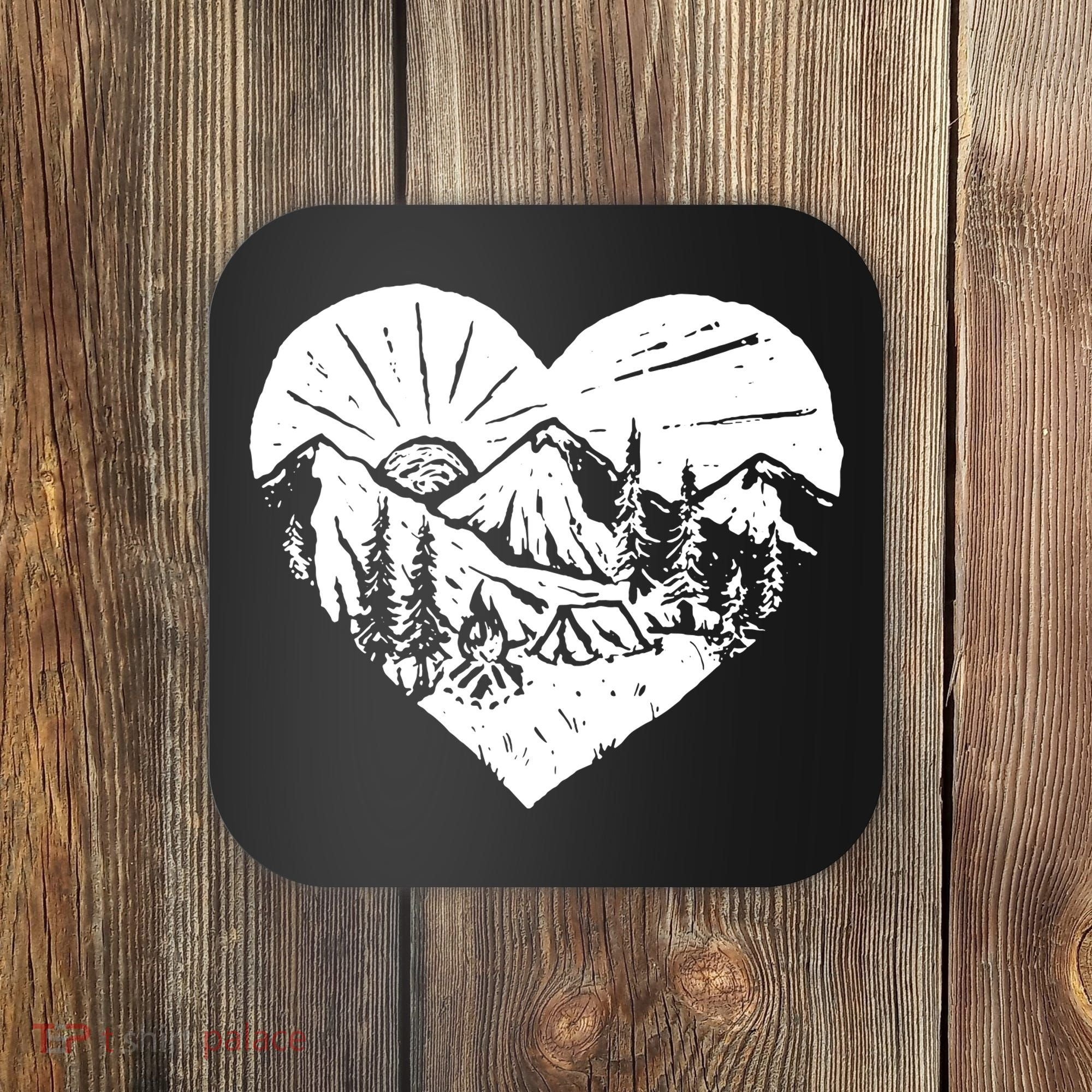 Hiking Mountains Nature Lover Coaster