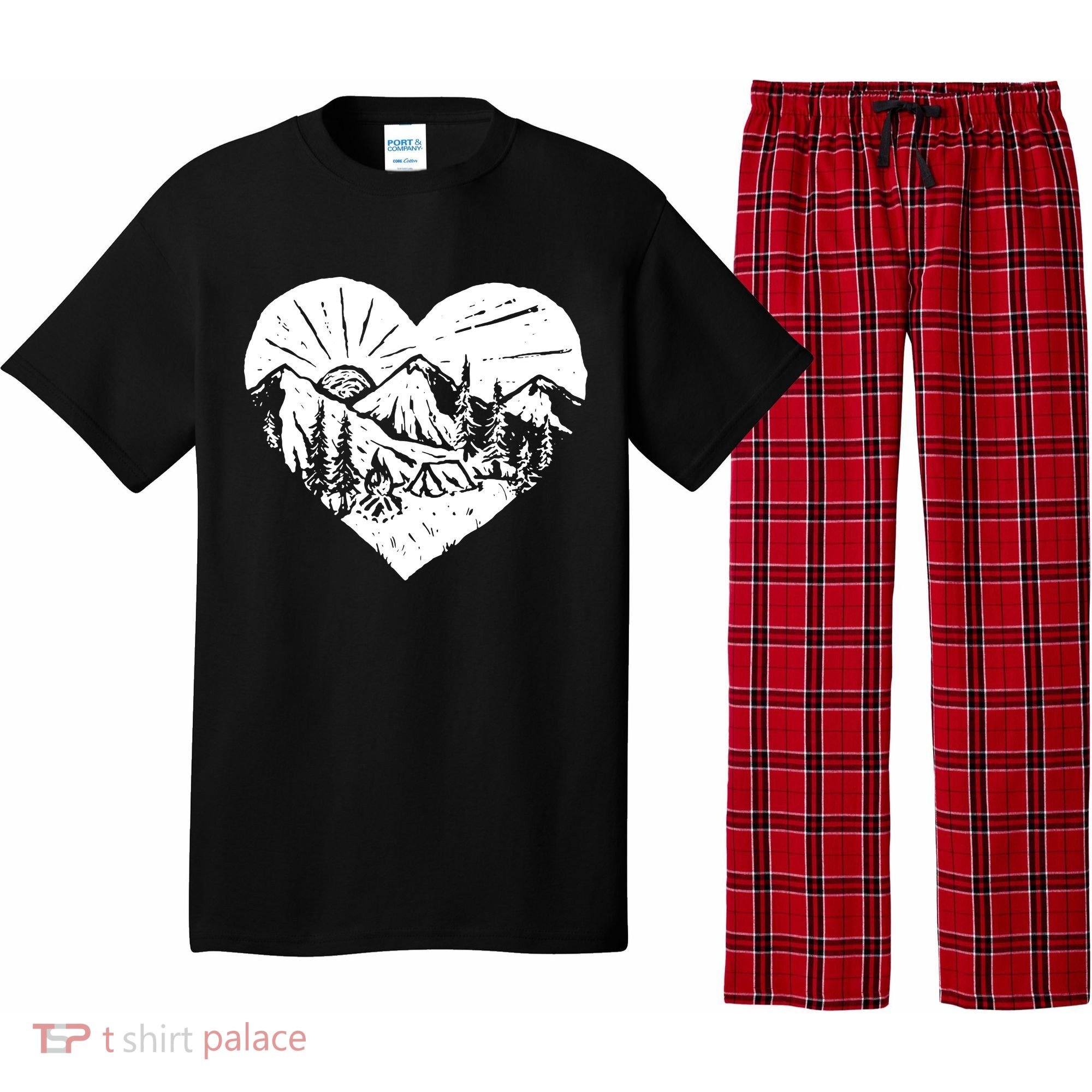 Hiking Mountains Nature Lover Pajama Set