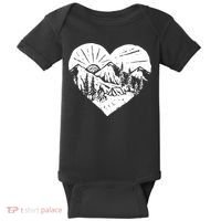 Hiking Mountains Nature Lover Baby Bodysuit thumb 0