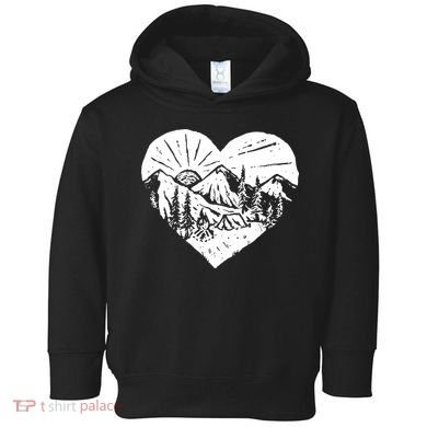 Hiking Mountains Nature Lover Toddler Hoodie