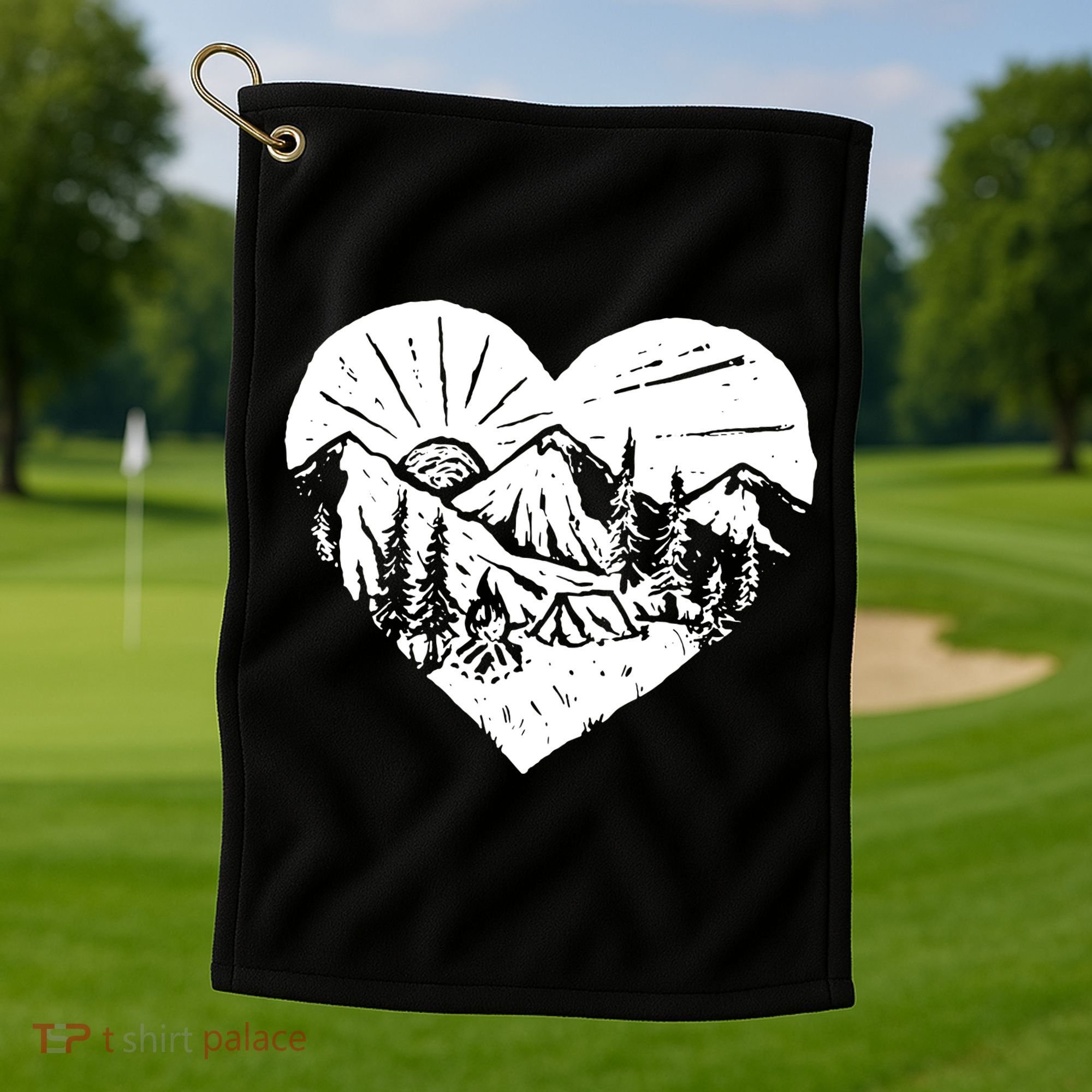 Hiking Mountains Nature Lover Golf Towel