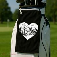 Hiking Mountains Nature Lover Golf Towel thumb 2