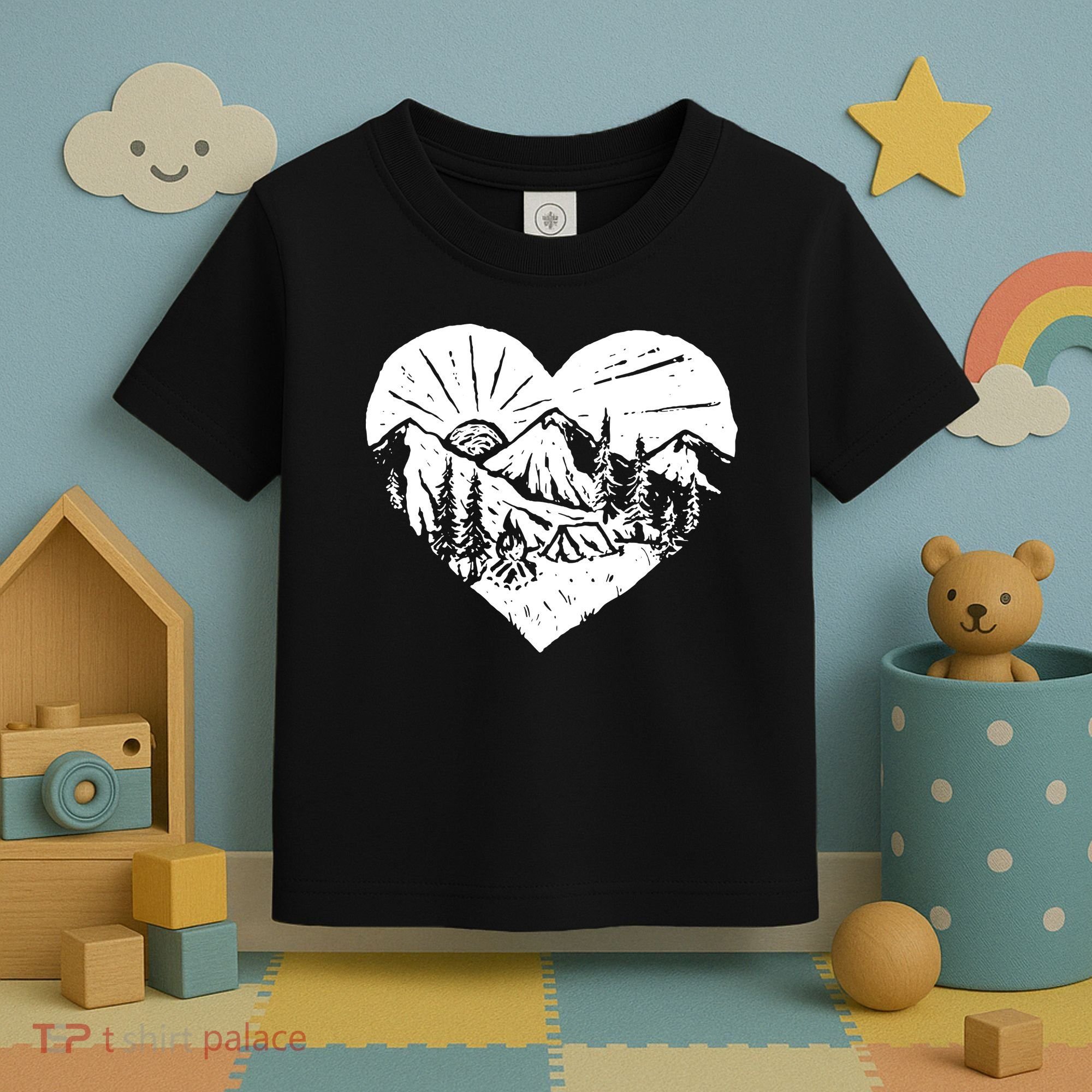 Hiking Mountains Nature Lover Toddler T-Shirt