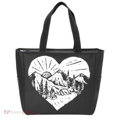 Hiking Mountains Nature Lover Tote Bag