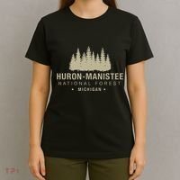 Huron Manis National Forest Michigan T-Shirt thumb 4