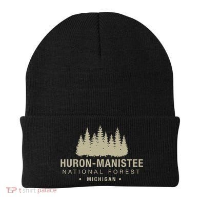 Huron Manis National Forest Michigan Beanie