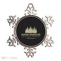 Huron Manis National Forest Michigan Ornament thumb 0