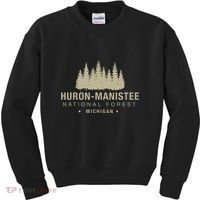 Huron Manis National Forest Michigan Kids Sweatshirt thumb 0