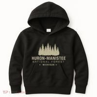 Huron Manis National Forest Michigan Kids Hoodie thumb 0