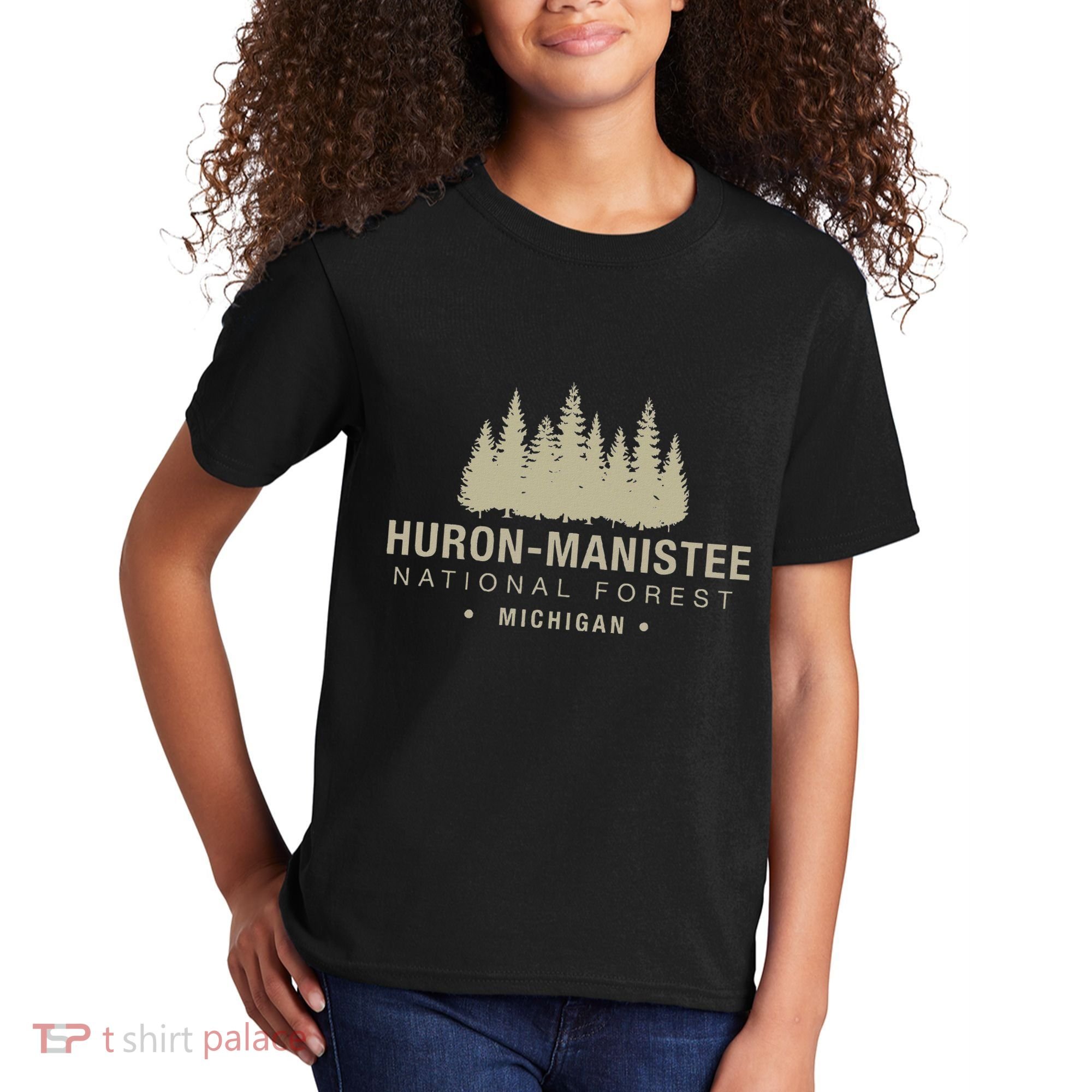 Huron Manis National Forest Michigan Kids T-Shirt