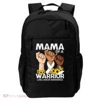 Hand Mama Of A Warrior Lung Cancer Awareness Gift Backpack thumb 0