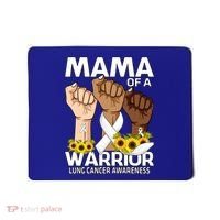 Hand Mama Of A Warrior Lung Cancer Awareness Gift Mousepad thumb 0