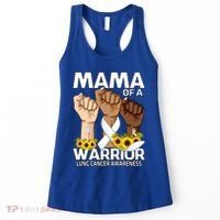 Hand Mama Of A Warrior Lung Cancer Awareness Gift Women's Tank Top thumb 0