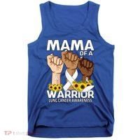 Hand Mama Of A Warrior Lung Cancer Awareness Gift Tank Top thumb 0