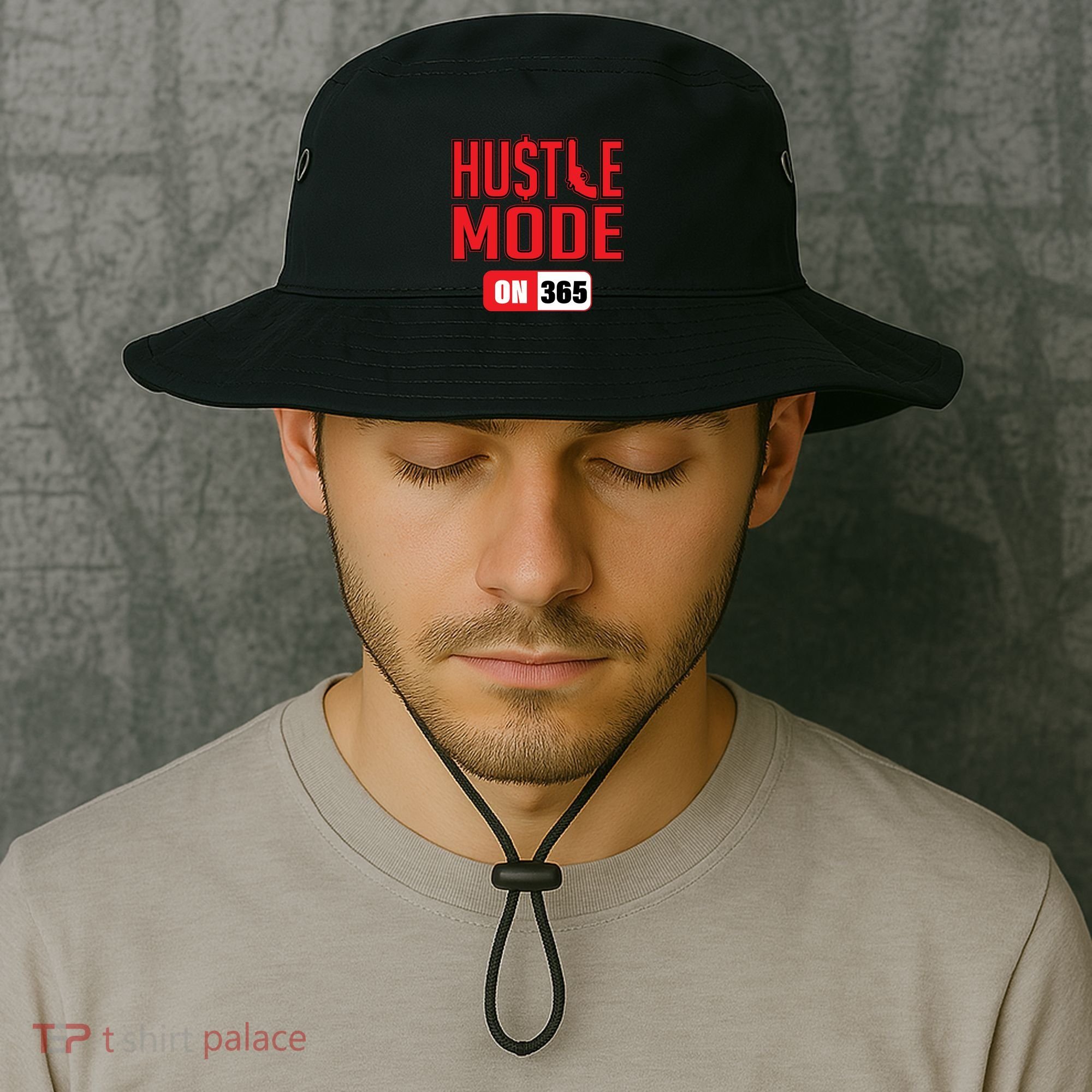 Hustle Mode On 365 Bucket Hat