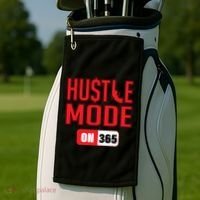 Hustle Mode On 365 Golf Towel thumb 2