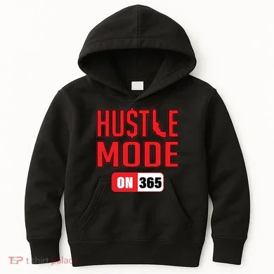 Hustle Mode On 365 Kids Hoodie