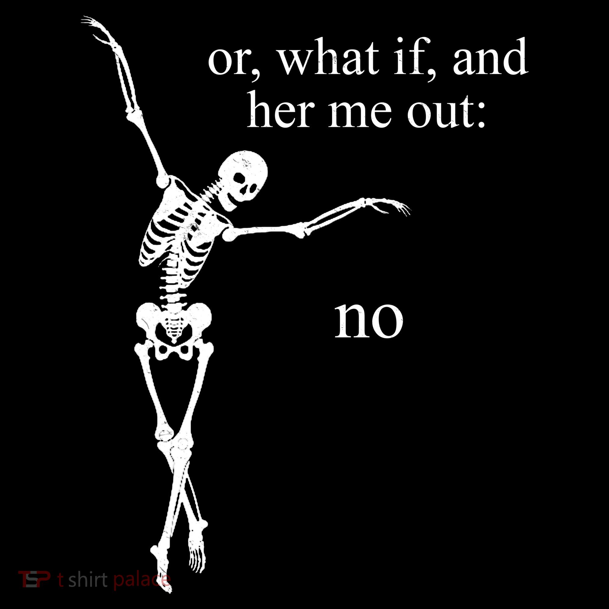 Hear Me Out No Funny Sassy Skeleton Gift Women's Hoodie
