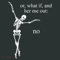 Hear Me Out No Funny Sassy Skeleton Gift Kids Sweatshirt thumb 2