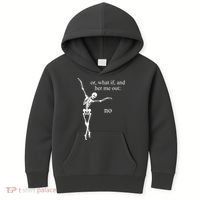 Hear Me Out No Funny Sassy Skeleton Gift Kids Hoodie thumb 0