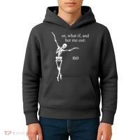 Hear Me Out No Funny Sassy Skeleton Gift Kids Hoodie thumb 4