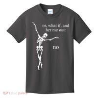 Hear Me Out No Funny Sassy Skeleton Gift Kids T-Shirt thumb 0