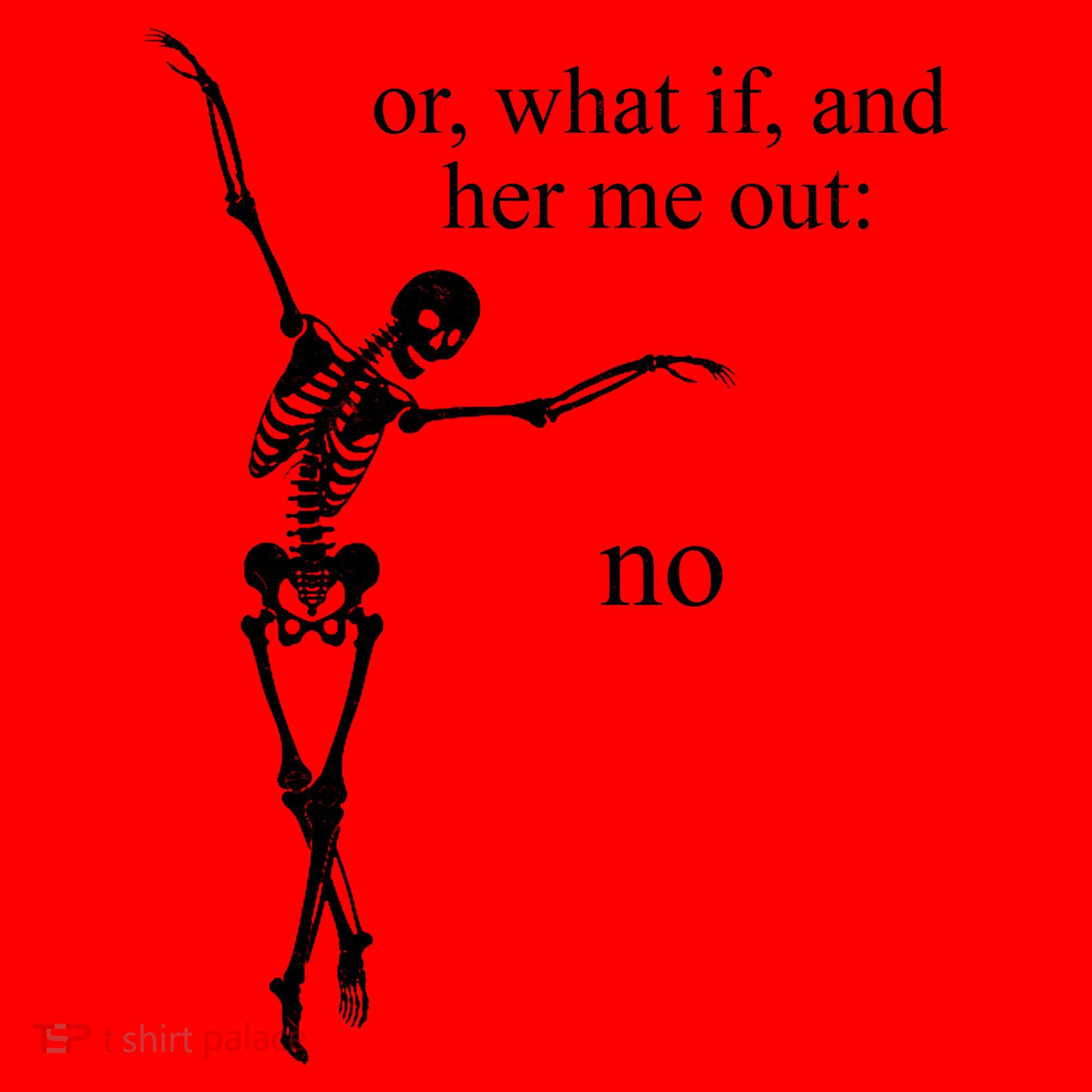 Hear Me Out No Funny Sassy Skeleton Gift Santa Hat