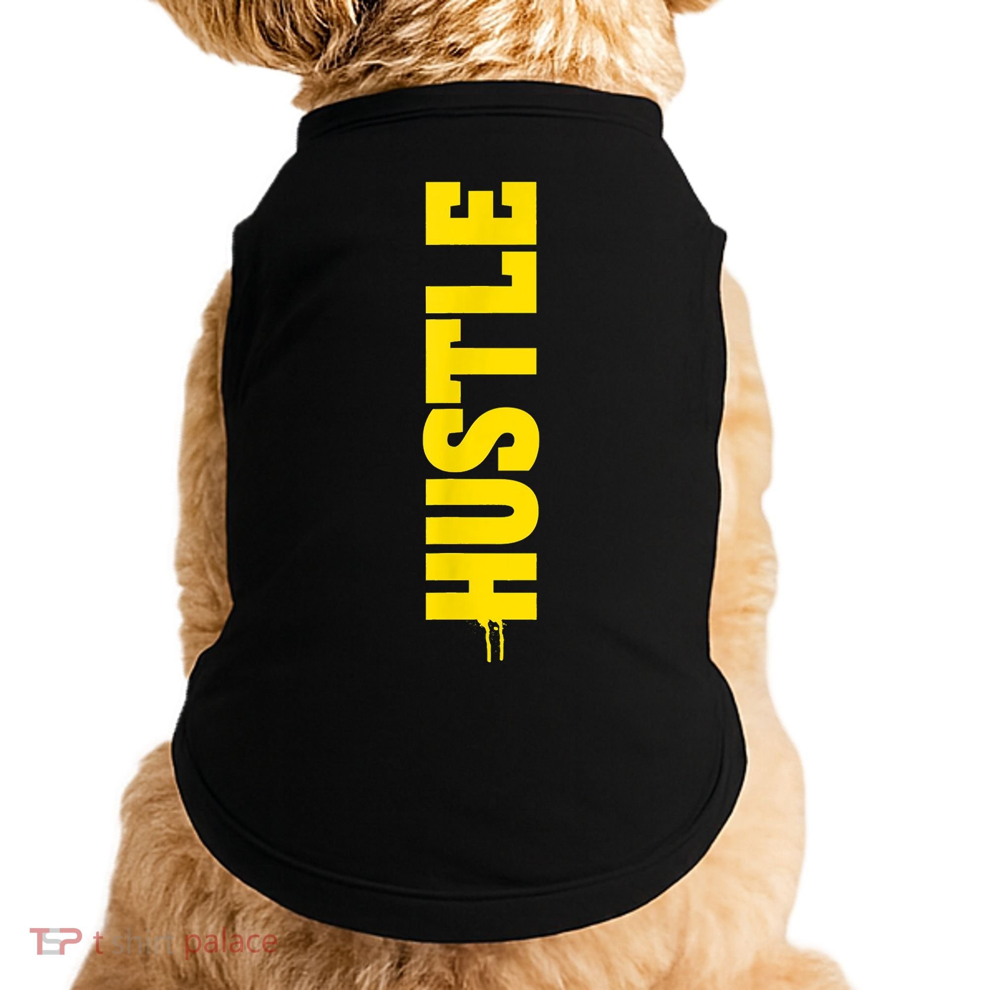 HUSTLE MODE ON , HARD Motivational Saying Doggie Tank