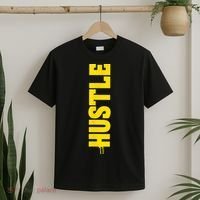 HUSTLE MODE ON , HARD Motivational Saying T-Shirt thumb 2