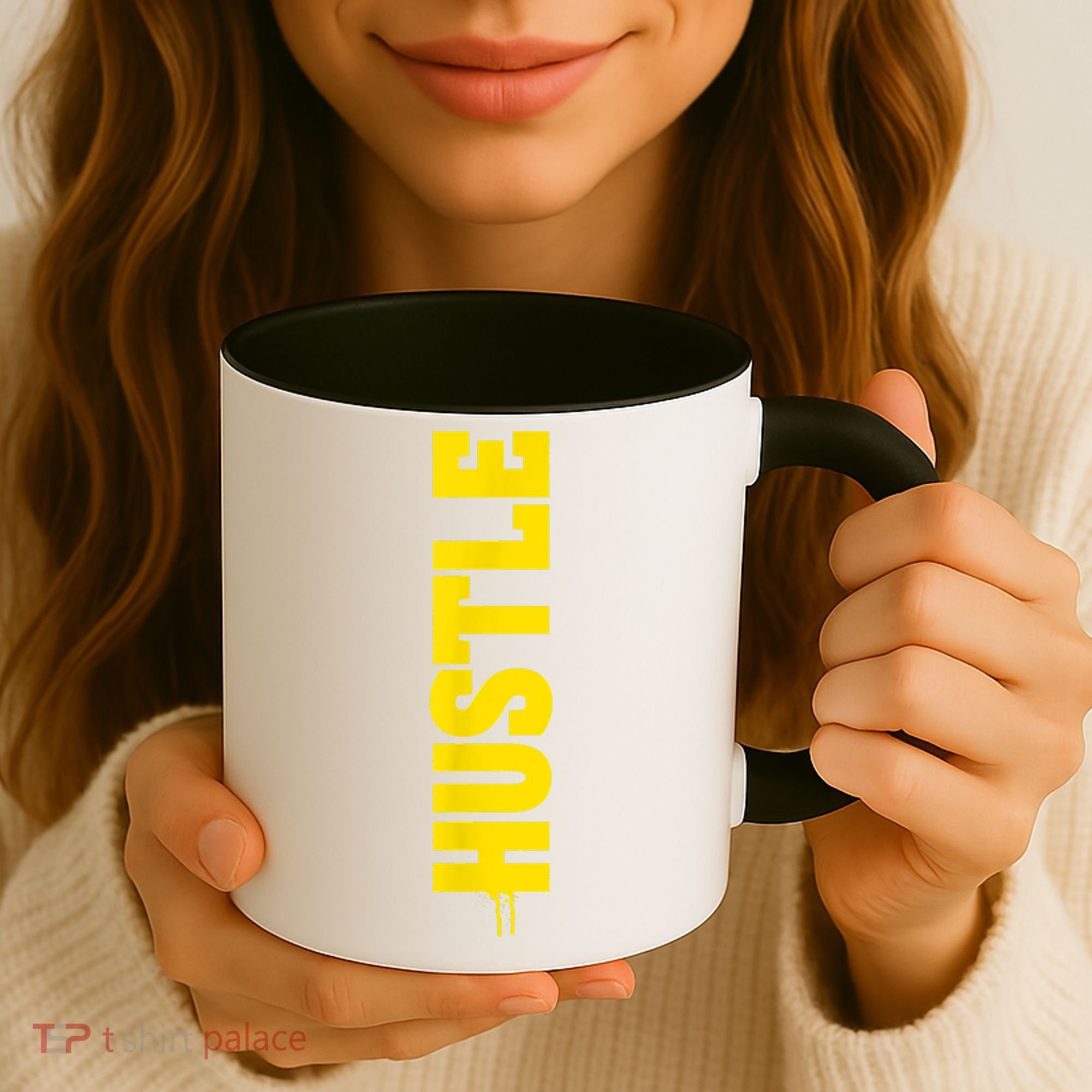 HUSTLE MODE ON , HARD Motivational Saying Coffee Mug