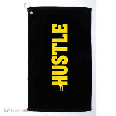 HUSTLE MODE ON , HARD Motivational Saying Golf Towel