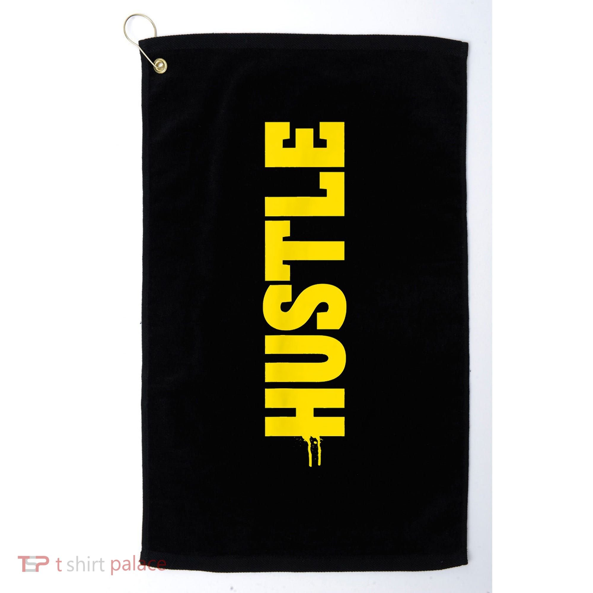 HUSTLE MODE ON , HARD Motivational Saying Golf Towel