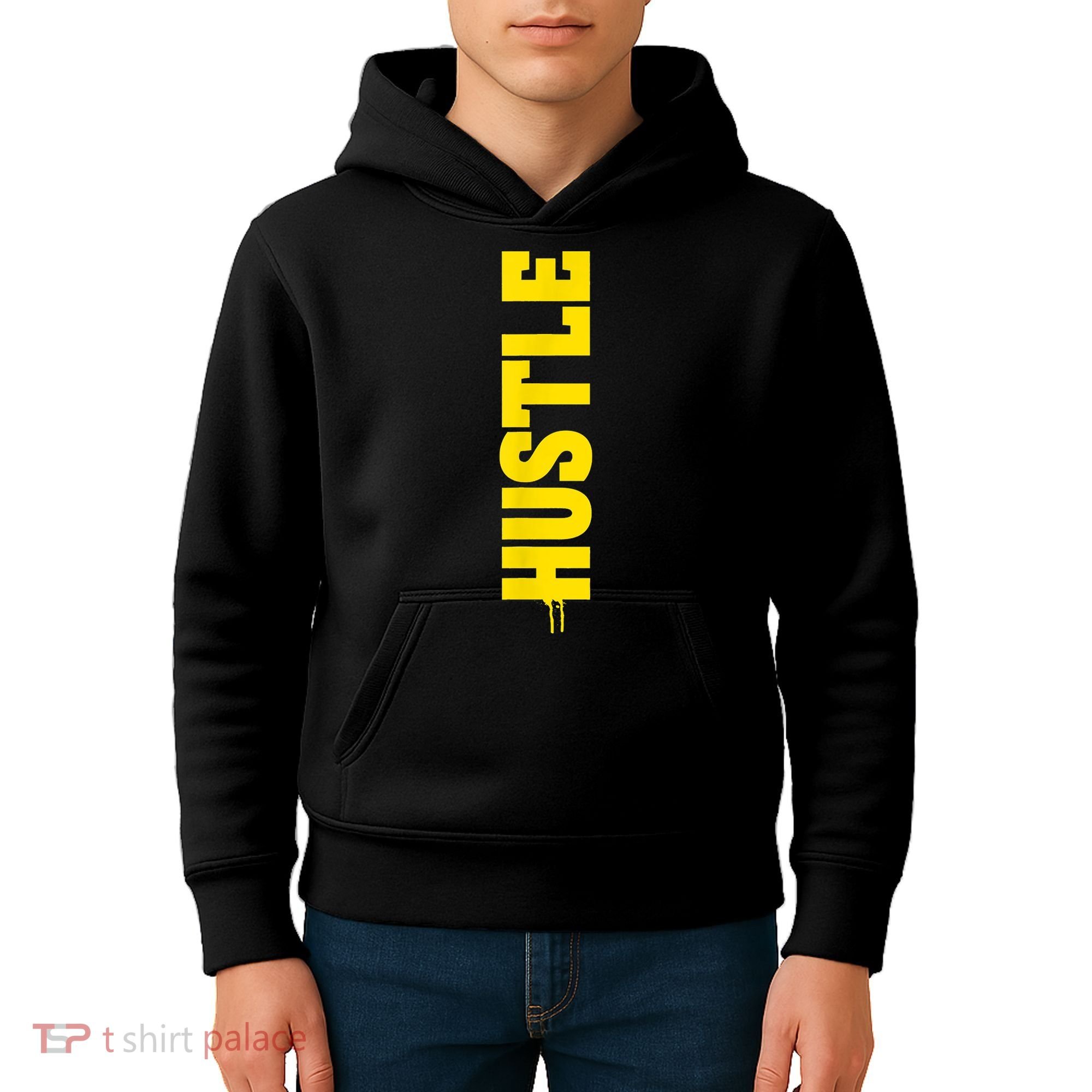 HUSTLE MODE ON , HARD Motivational Saying Kids Hoodie