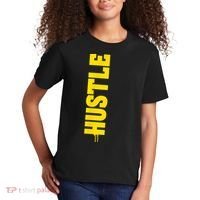 HUSTLE MODE ON , HARD Motivational Saying Kids T-Shirt thumb 2