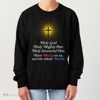 Holy Mighty One Catholic Christian Prayer Women's Sweatshirt thumb 0