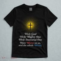 Holy Mighty One Catholic Christian Prayer T-Shirt thumb 5