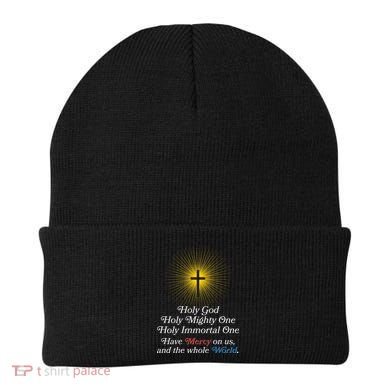Holy Mighty One Catholic Christian Prayer Beanie