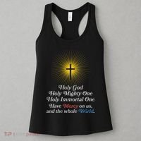Holy Mighty One Catholic Christian Prayer Women's Tank Top thumb 3