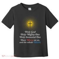 Holy Mighty One Catholic Christian Prayer Toddler T-Shirt thumb 0
