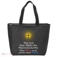 Holy Mighty One Catholic Christian Prayer Tote Bag thumb 0