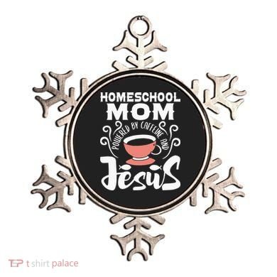 Homeschool Mom Powered By Caffeine And Jesus Homeschooling Ornament