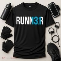 Half Marathon Runner Gift 13 1 Runner Gift Cooling Performance Crew T-Shirt thumb 3