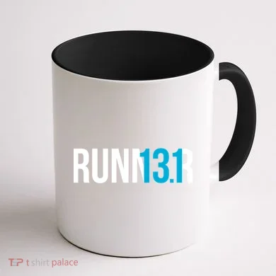 Half Marathon Runner Gift 13 1 Runner Gift Coffee Mug back